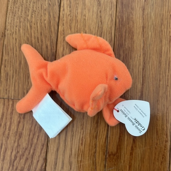 Vintage 1990s McDonald’s Happy Meal Toy Ty Goldie Goldfish Teenie Beanie Baby - Picture 11 of 14